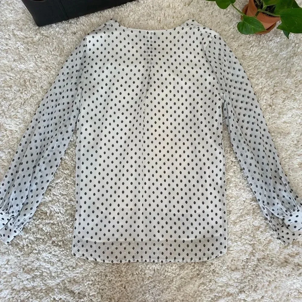 Banana Republic Women’s Polka Dot Blouse - Picture 3 of 10